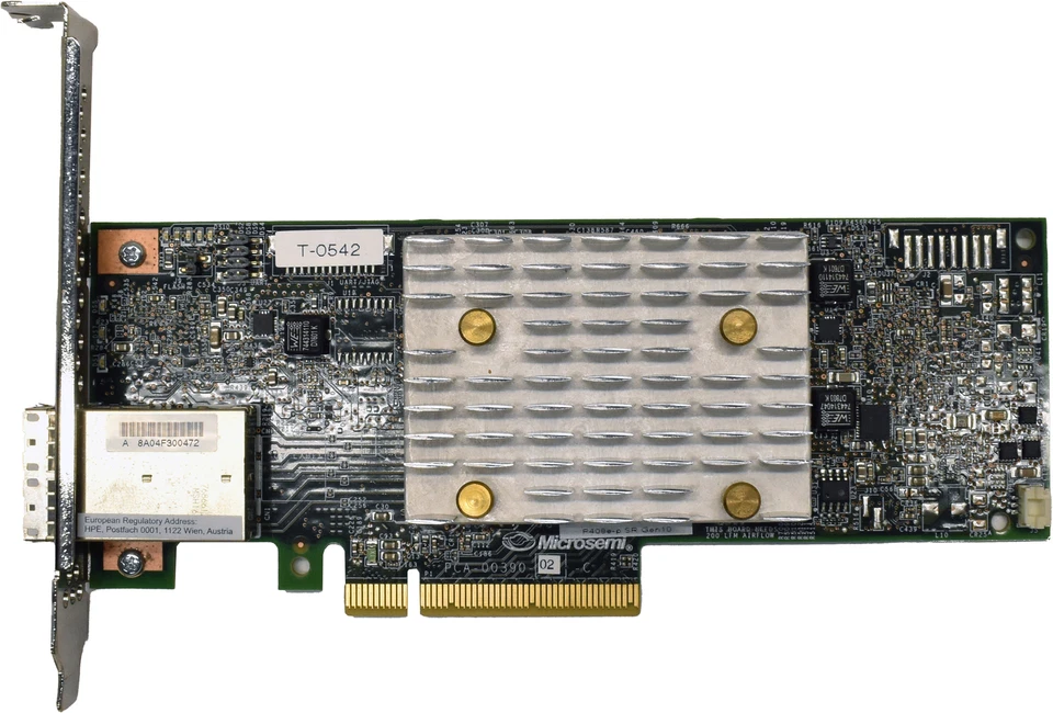 HPE Smart Array P408e-p SR Gen10i RAID Controller PCI-E x8 4GB SP#: 836270-001 - Image 1 of 4