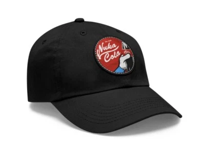 Nuka Cola Hat Fallout Dad Hat with Leather Patch (Round) - Image 1 of 3