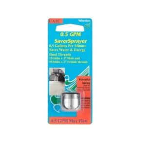 Whedon UA1C SaverSprayer Dual Thread Faucet Aerator, Chrome Plated - Picture 1 of 1