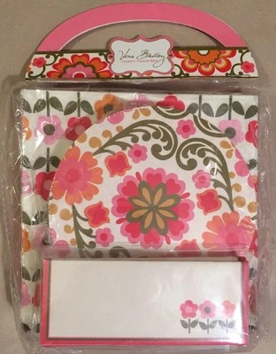 New Retired Vera Bradley Happy Hour Set in Folkloric Napkins Coasters Placecards - Image 1 of 2