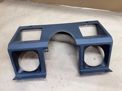 87-95 Jeep Wrangler YJ tablero calibre bisel columna dirección velocímetro DK GRIS Foto 1 de 4