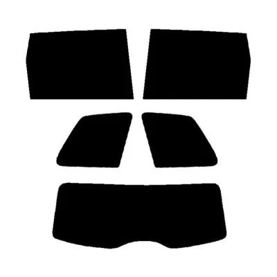 Pre Cut Window Tint for VW Touareg 2003-07 5% Limo Black Rear Car Tinting Film - Image 1 of 4