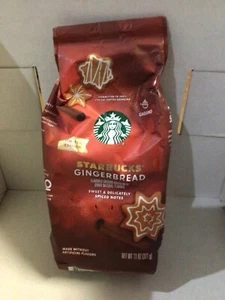 Starbucks caffè macinato pan di zenzero 11 oz. Best By 03/01/2025 - Foto 1 di 2