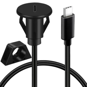 Easy Install USB3.0 Flush Mount Extension Cable for Boats Bike Automotive Use - Afbeelding 1 van 6