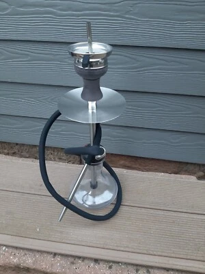 M. ROSENFELD Shisha Set Komplett Wasserpfeife 48cm Edelstahl Steckverschluss NEU - Bild 1 von 4