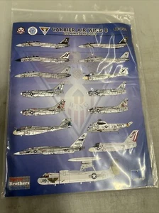 Calcomanías Bullseye 1/48 #48033 USS Nimitz Carrier Air Wing 1976-1979 - Imagen 1 de 2