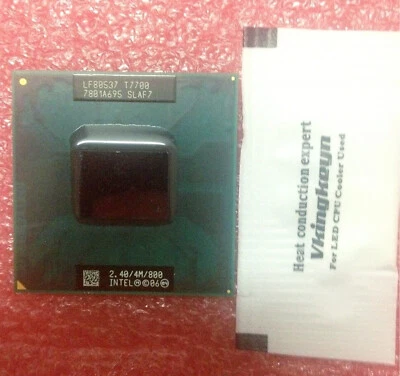 Processori CPU Intel Core 2 Duo T7700 SLAF7 SLA43 800MHZ 2.4/GHz 4MB dual-core - Immagine 1 di 2