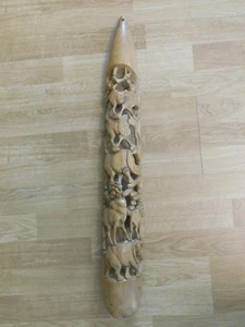 Holzfigur Relief wohl Afrika! - Picture 1 of 10