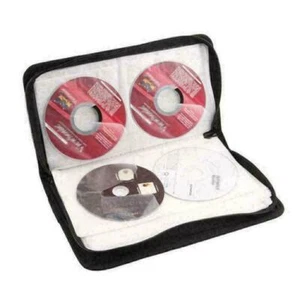 Disc CD Holder DVD Case Storage Bag Wallet VCD Organizer Leather Y Case ^New - Picture 1 of 11