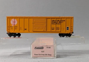N scale Roundhouse # 8136 NEW ORLEANS PUBLIC BELT Ry 50' Boxcar NOPB 3690 - Picture 1 of 10