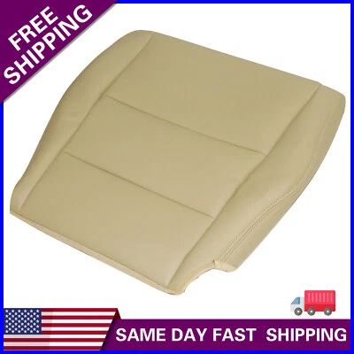 For 2008-2012 Honda Accord  Replacement Driver Bottom Leather Seat Cover Tan - Image 1 of 4
