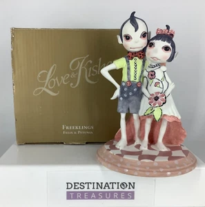 Helen Kish Love & Kishes Freeklings Felix & Petunia Halloween Cake Top Figure - Picture 1 of 11
