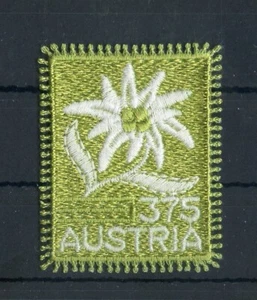 Austria 2005 Embroidery Embroidered Cloth Stamp Flower Flora Self-adhesive MNH - Picture 1 of 4