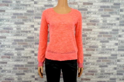 HOSS INTROPIA DAMEN LEINEN MX FEST FREIZEIT PULLOVER KORALLE S - Bild 1 von 4