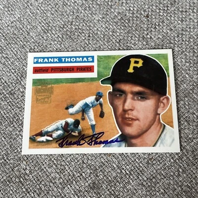 2001 Topps Archives Baseball Frank Thomas Auto Pirates #153 - Image 1 of 2