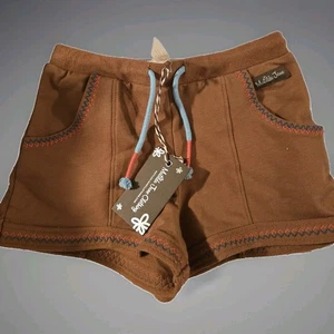 NWT MATILDA JANE Enchanted Garden Frances French Terry Drawstring Shorts Size 4 - Picture 1 of 4