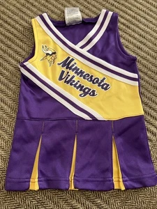 Mädchen Kleid Minnesota Vikings Cheerleader Cheer (lila) NFL Größe 12 Monate - Bild 1 von 3