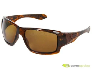 Oakley Big Taco Polarized Sunglasses OO9173-05 Brown Tortoise/Bronze - Picture 1 of 3