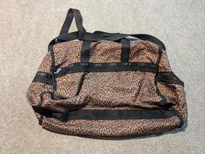 Le Sportsac Duffle Bag Cheetah Print Travel Weekend Vintage Made In USA  - Image 1 of 4