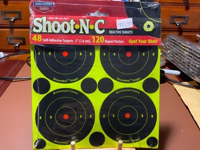 Birchwood Casey Shoot N C Objetivos Objetivos Reactivos 48 Objetivo Autoadhesivo Foto 1 de 2