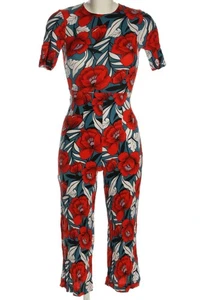 TRAFFIC PEOPLE Mono Mujeres Pantalón Talla EU 34 azul-rojo-blanco elegante - Imagen 1 de 5