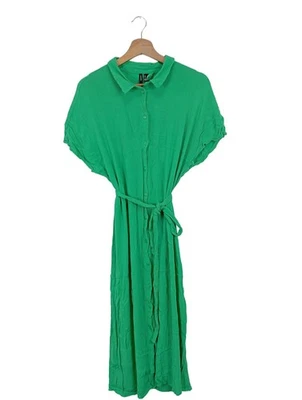 VERO MODA Vestido tipo blusón Mujeres Vestido Talla EU 40 verde look casual - Imagen 1 de 4