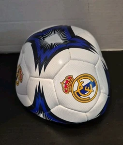 Real Madrid Soccer Ball, Size 4, White/Blue, Licensed Brand New NOT Inflated - Picture 1 of 4