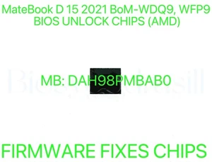 MateBook D 15 2021 BoM-WDQ9, BoM-WFP9, NO PASSWORD BIOS CHIP DAH98PMBAB0 - AMD - Picture 1 of 1