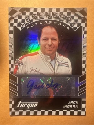 RARE # /10 HOFer AUTO SSP 2016 Panini Torque Legendary Auto Jack Ingram #LA-JI - Image 1 of 3