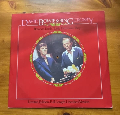 DAVID BOWIE/BING CROSBY Peace On Earth RCA BOWT-12 12" 45rpm pre-owned VG - Image 1 of 4