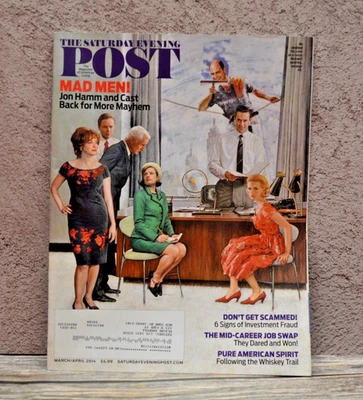 The Saturday Evening Post March/April 2014 Issue Mad Men⚫ - Image 1 of 3