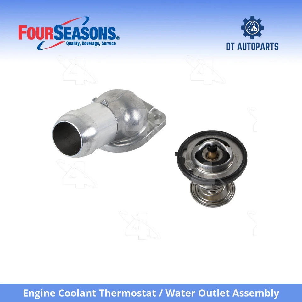 Chevrolet Silverado 1500 1999-07 termostato de refrigerante/conjunto de salida de agua 4 estaciones Foto 1 de 4