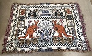 42" x 58" Lynn Norton Parker By Simply Country Noah's Ark Animals Tapestry/Throw - Picture 1 of 5