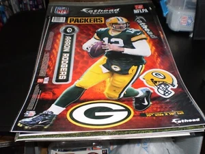 FatHead  TeamMates Green Bay AAron Rodgers 10  Wide X 16 Tall  Free Shipping - Picture 1 of 1