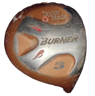 Taylormade Bubble Shaft Burner 3 Wood RH R80 Plus Vintage Original Golf Club - Image 1 of 3