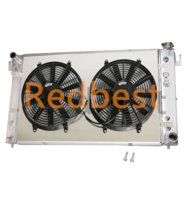 For 1994-2002 Dodge Ram 1500/2500/3500 Pickup 3.7-5.9L 3 Row Radiator+Shroud+Fan - Image 1 of 4