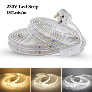 Triple Row LED Strip Light Rope 220V IP67 Waterproof In/Outdoor Engineering Lamp - Picture 1 of 14
