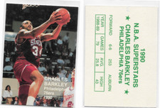 Charles Barkley 1990 NBA Superstars (Layup) Card Auburn
