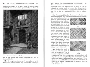 1922 Face and Ornamental BRiCKWoRK w color pics! – all PAGE SCANS only - Picture 1 of 5