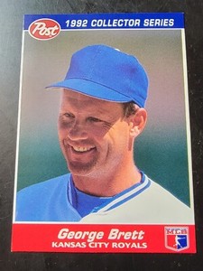 1992 Post Collector Series Baseball #11 George Brett *BUY 2 GET 1 FREE*