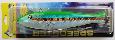 Señuelo de arrastre de agua salada de alta velocidad trenzado Speedster #909-18 SARDINA 9" Foto 1 de 4