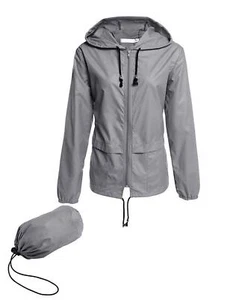 Raincoat for Women Lightweight Waterproof Travel Rain Jackets Packable Outdoo... - Picture 1 of 5