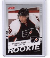 2008-09 Upper Deck Series 2 Victory Rookie Darroll Powe Philadelphia Flyers