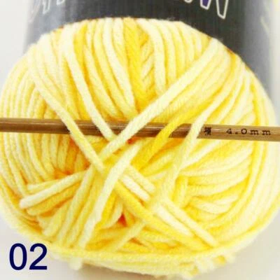 AIP New 1Skeinsx50g Soft DK Baby Cotton Crochet Yarn Hand Wool Scarf Knitting 02 - Image 1 of 4
