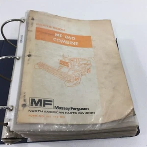 Genuine Massey Ferguson MF860 Combine Parts Catalog 651442M91 Dealer 1981 - Picture 1 of 12