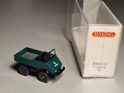 Wiking 1:87 / H0   #37n / #870 01 21  Mercedes-Benz MB Unimog 411   mit OVP    4 - Bild 1 von 4