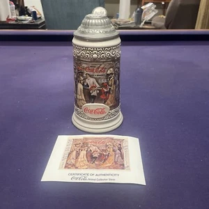 1994 Coca-Cola Lidded Beer Stein~The Soda Fountain - Picture 1 of 10