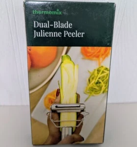 Stainless Steel Dual-Blade Peeler & Julienne Slicer - Fruit & Veggie Cutter Tool - Picture 1 of 3