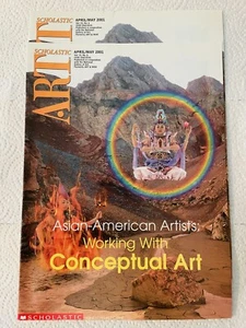 Scholastic Art Magazine Asian American Conceptual Art April/May 2001 2 Copies M - Imagen 1 de 4