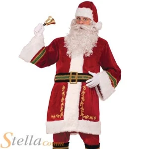 Adulto Clásico Disfraz de Santa Claus Regalo de Peluche Regalo de Papá Noel para Hombres - Imagen 1 de 2